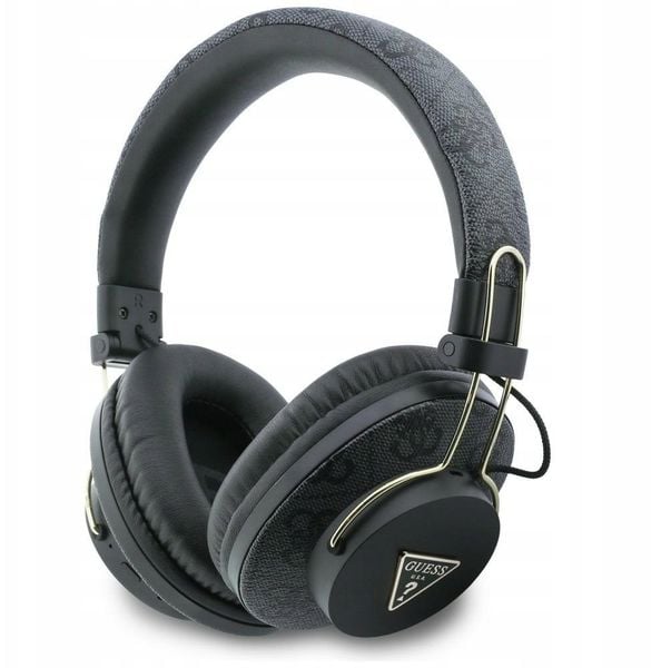 Słuchawki Guess Słuchawki nauszne Triangle Logo Bluetooth ENC czarny. Czarne słuchawki bezprzewodowe Guess. Za 182.40 zł.