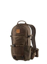 Plecak Fjallraven Lappland Hike 15 - dark olive. Brązowe plecaki męskie Fjällräven, bez wzorów, z nylonu. Za 1,010.89 zł.