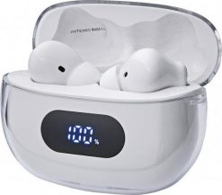 Słuchawki Intenso Intenso Buds Plus T312AE, headset (white). Białe słuchawki douszne Intenso. Za 136.85 zł.