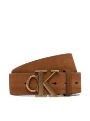 Calvin Klein Pasek Męski LV04D7084G Brązowy. Brązowe paski męskie Calvin Klein, ze skóry. Za 289.99 zł.