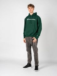 Champion Bluza "Hoodie" | HBGF89HY07718 | Mężczyzna | Zielony. Zielone bluzy męskie Champion, m, bez wzorów, z bawełny, bez kaptura. W wyprzedaży za 159.00 zł.