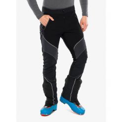 Spodnie softshell Crazy Pant Flame. Czarne spodnie sportowe męskie CRAZY, m, bez wzorów, z softshellu, narciarskie. Za 938.99 zł.
