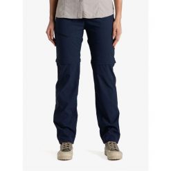 Spodnie turystyczne damskie Craghoppers NosiLife Pro Convertible Trouser III. Niebieskie spodnie sportowe damskie Craghoppers, na lato, bez wzorów, sportowe, trekkingowe. Za 429.99 zł.