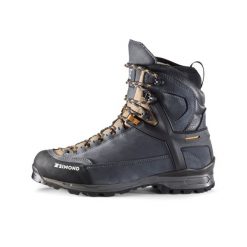 Buty trekkingowe męskie MT500 Ultra skóra wodoodporne. Niebieskie buty zimowe męskie FORCLAZ, bez wzorów, z kauczuku, przed kolano, bez obcasa, bez zapięcia. Za 699.99 zł.