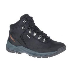 Buty Trekkingowe Męskie Merrell Erie Mid LTR Waterproof. Czarne buty zimowe męskie Merrell, bez wzorów, bez obcasa, bez zapięcia. Za 379.99 zł.