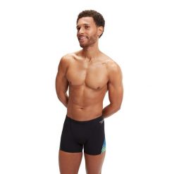 Kąpielówki męskie spodenki kąpielowe Speedo Digital V-Cut. Czarne kąpielówki męskie Speedo, m, bez wzorów. Za 189.99 zł.