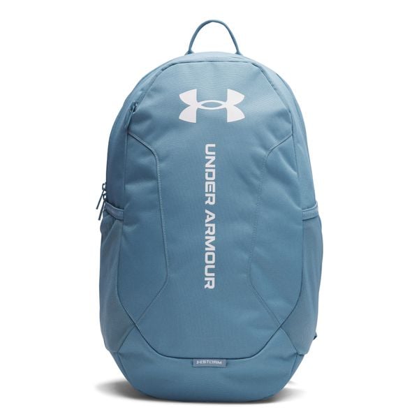 Plecak Under Armour Hustle Lite. Niebieskie plecaki damskie Under Armour, bez wzorów, z materiału. Za 95.99 zł.