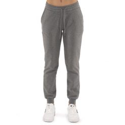 Bluza z kieszeń na co dzień na siłownię. Szare bluzy damskie LEONE 1947 APPAREL, bez wzorów, sportowe, bez ramiączek, bez kaptura. Za 136.83 zł.