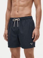 Barbour Szorty kąpielowe Staple MSW0064NY91 Granatowy Regular Fit. Niebieskie kąpielówki męskie Barbour, bez wzorów, z syntetyku. Za 239.99 zł.