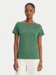 Weekend Max Mara T-Shirt Multif 2615971012 Zielony Regular Fit. Zielone t-shirty damskie Weekend Max Mara, xs, bez wzorów, z bawełny, bez kołnierzyka, bez ramiączek. Za 289.99 zł.