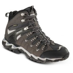Buty turystyczne męskie Meindl Respond Mid II Gore-Tex. Szare buty zimowe męskie MEINDL, bez wzorów, z gore-texu, bez obcasa, bez zapięcia. Za 999.00 zł.