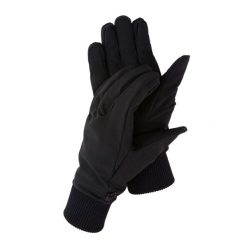 Rękawiczki trekkingowe Jack Wolfskin Supersonic XT. Czarne rękawiczki damskie Jack Wolfskin, bez wzorów. Za 229.99 zł.