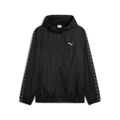 Puma Kurtka Ess Tape Windbreaker 68462901. Czarne kurtki męskie Puma, xl, bez wzorów, bez kaptura. Za 180.99 zł.