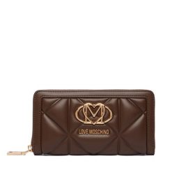 Portfel LOVE MOSCHINO. Brązowe portfele damskie Love Moschino. Za 529.99 zł.