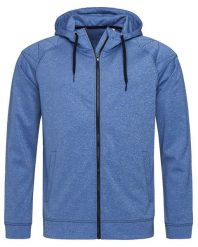 Kurtkobluza, Kurtka, Bluza Niebieska, Sportowa, 100% ACTIVE-DRY Poliester. Niebieskie kurtki sportowe męskie Stedman, m, bez wzorów, z materiału, bez kaptura. Za 167.00 zł.