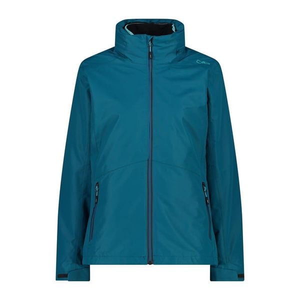 Kurtka damska turystyczna CMP 32Z1436D. Niebieskie kurtki sportowe damskie CMP, l, bez wzorów, bez ramiączek, bez kaptura, trekkingowe. W wyprzedaży za 419.99 zł.