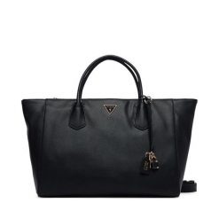 Torebka Guess. Czarne shopperki damskie Guess, z aplikacjami, bez dodatków. Za 674.99 zł.