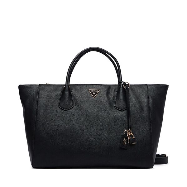 Torebka Guess. Czarne shopperki damskie Guess, z aplikacjami, bez dodatków. Za 674.99 zł.