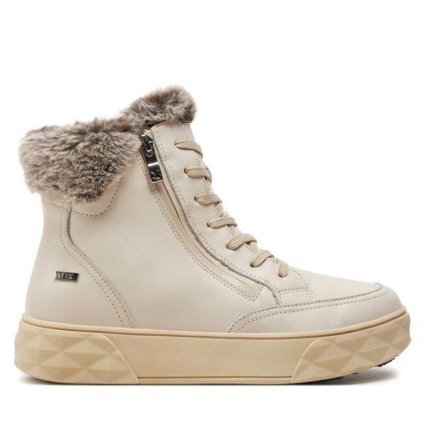 Trzewiki Caprice. Botki damskie Caprice, bez wzorów, bez obcasa, na płaskiej podeszwie, bez zapięcia. Za 319.99 zł.