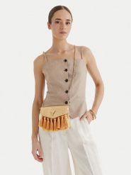 Guess Torebka J6GZ17 WO680 Beżowy. Brązowe torebki do ręki damskie Guess, z aplikacjami, z syntetyku, bez dodatków. Za 210.99 zł.