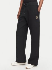 Beverly Hills Polo Club Spodnie dresowe L6606B-HR Czarny Regular Fit. Czarne spodnie dresowe damskie Beverly Hills Polo Club, bez wzorów, z bawełny. Za 279.99 zł.