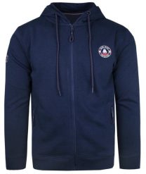 Sportowa Bluza Męska z Kapturem - PAKO JEANS - Niebieska. Niebieskie bluzy sportowe męskie Pako Jeans, l, bez wzorów, z bawełny, z kapturem. Za 225.00 zł.