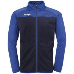 Bluza Kempa Prime Poly Jacket. Niebieskie bluzy damskie Kempa, bez wzorów, sportowe, bez ramiączek, bez kaptura. W wyprzedaży za 169.50 zł.
