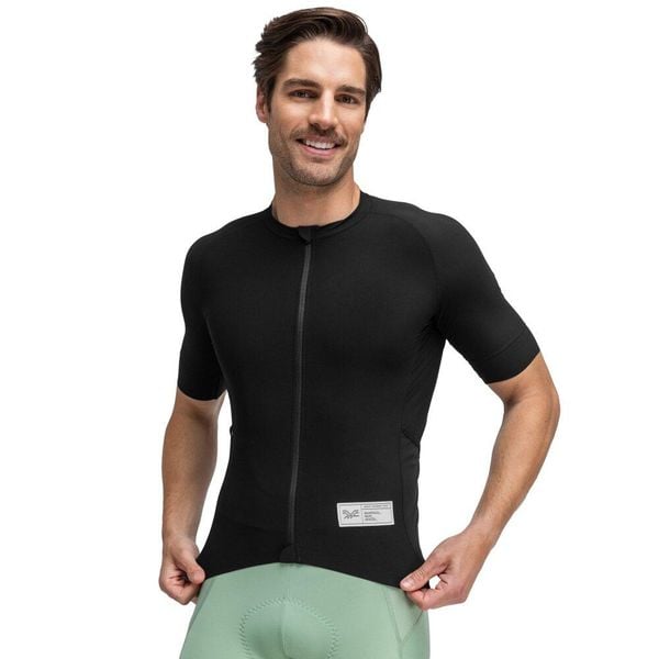 Koszulka rowerowa gravel męska GM2 Tasmania. Czarne bluzy męskie SIROKO, m, bez wzorów, z materiału, sportowe, bez ramiączek, bez kaptura. W wyprzedaży za 169.00 zł.