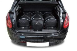 Torby Do Bagażnika Fiat Bravo 2006-2015 3Szt Kjust. Czarne torby podróżne damskie KJUST, bez wzorów, z kauczuku. Za 944.00 zł.