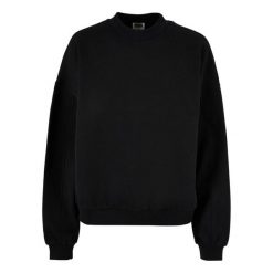 Sweter Damski Organic Crew Neck Oversized Jumper. Czarne swetry nierozpinane damskie Urban Classics, s, bez wzorów, bez kołnierzyka, bez ramiączek. Za 186.99 zł.