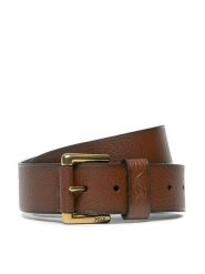Polo Ralph Lauren Pasek 405898669002 Brązowy. Brązowe paski męskie Polo Ralph Lauren, ze skóry. Za 376.99 zł.