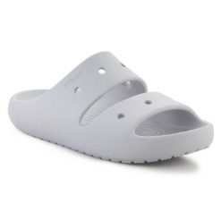 Klapki Crocs Classic Sandal v2 U 209403-1FT szare odcienie szarości. Szare klapki damskie bez wzorów, bez zapięcia. Za 271.50 zł.