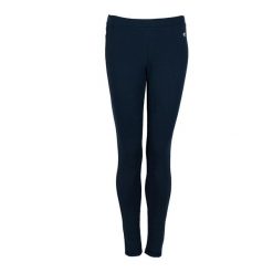 Legginsy fitness damskie. Niebieskie legginsy damskie Champion, bez wzorów, z bawełny. Za 103.00 zł.