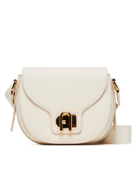 Furla Torebka Lotus WB01491 BX0356 3762S Écru. Listonoszki damskie Furla, bez wzorów, ze skóry, bez dodatków. Za 959.99 zł.