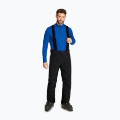 Spodnie narciarskie męskie ZIENER Tronador 244206-B.12. Czarne spodnie sportowe męskie Ziener, m, bez wzorów, narciarskie. Za 659.99 zł.