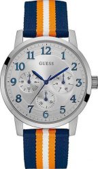 Zegarek Guess Zegarek męski Guess W0975G2 niebieski. Niebieskie zegarki męskie Guess, z aplikacjami. Za 491.00 zł.
