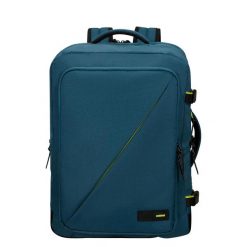 Plecak podróżny do samolotu American Tourister Take2cabin L - harbor blue. Zielone plecaki damskie American Tourister, bez wzorów. Za 335.99 zł.