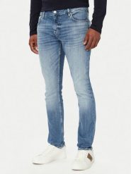 Guess Jeansy Miami M6YAN1 D1478 Niebieski jasny Skinny Fit. Niebieskie jeansy męskie Guess, z bawełny. Za 434.99 zł.