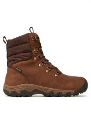 Keen Trekkingi Greta Waterproof 1027717 Brązowy. Brązowe obuwie trekkingowe damskie Keen, ze skóry, bez zapięcia. Za 489.99 zł.
