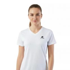 Koszulka sportowa Performance damska. Białe koszulki sportowe damskie FJORK MERINO, m, bez wzorów, z elastanu, bez ramiączek, trekkingowe. Za 399.00 zł.