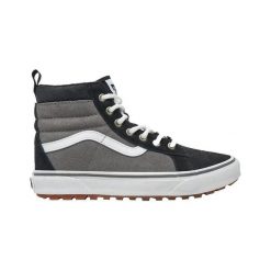 Buty Vans Mte Sk8-Hi Czarne wysokie trampki. Czarne trampki męskie Vans, bez wzorów, z gumy, eleganckie, bez zapięcia. Za 338.65 zł.