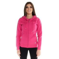 Damska bluza Leone z kapturem Basic zapinanym na zamek na całej długości. Czerwone bluzy damskie LEONE 1947 APPAREL, l, bez wzorów, z tkaniny, sportowe, bez ramiączek, z kapturem. W wyprzedaży za 167.70 zł.