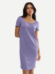 Triumph Koszula nocna Mix & Match 10227255 Fioletowy Regular Fit. Fioletowe koszule nocne damskie Triumph, bez wzorów, z syntetyku, bez ramiączek. Za 119.99 zł.