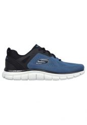 Buty Trekkingowe Skechers - Szersze Dorosłych. Czarne trekkingi męskie Skechers, z materiału, bez zapięcia. Za 254.45 zł.