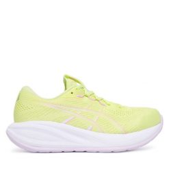 Buty do biegania Asics. Zielone obuwie sportowe damskie Asics, bez wzorów, bez zapięcia, do biegania. Za 659.99 zł.