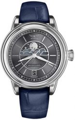 Zegarek damski Aviator V.1.33.0.254.4.BLM niebieski. Niebieskie zegarki damskie AVIATOR. Za 2,874.51 zł.