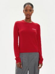 2NDDAY Sweter Lance TT 2244340408 Czerwony Regular Fit. Czerwone swetry nierozpinane damskie 2NDDAY, l, bez wzorów, z wełny, bez kołnierzyka, bez ramiączek. Za 299.99 zł.