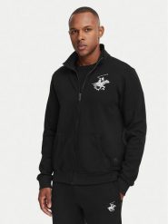 Beverly Hills Polo Club Bluza M6608T-HR Czarny Regular Fit. Czarne bluzy męskie Beverly Hills Polo Club, m, bez wzorów, z bawełny, bez ramiączek, bez kaptura. Za 309.99 zł.