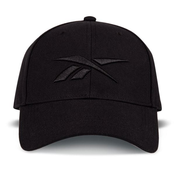 Czapka z daszkiem Reebok Vector. Niebieskie czapki damskie Reebok, bez wzorów, z materiału, sportowe. Za 69.99 zł.
