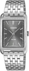 Zegarek Casio Zegarek Męski Casio Timeless MTP-B215D-8AVDF Classic Grey Dial. Szare zegarki męskie Casio, bez wzorów. Za 354.99 zł.
